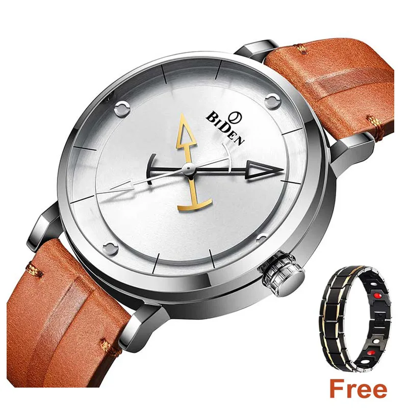 Часы наручные мужские аналоговые деловые спортивные водонепроницаемые