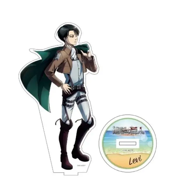 

Japan Anime Attack on Titan Cosplay Acrylic Stand Model Display Plate Decor Toy Eren Jaeger Armin Arlert Rivaille Erwin Smith