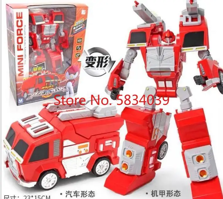 

Mini Force Transformation Robot Toys Action Figures MiniForce X Simulation Car Airplane Deformation Mini Agent Toy H Quality 44