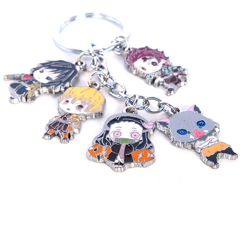 Брелок для ключей из аниме рассекающий демонов подходит подарка киметасу нет