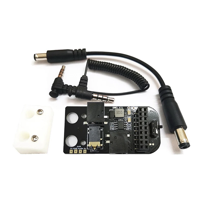 Receiver Module Accessories 5.8G RX PORT 3.0 Board Analog 2S-4S Support DVR Port For DJI Digital FPV Goggles 3D Adapter