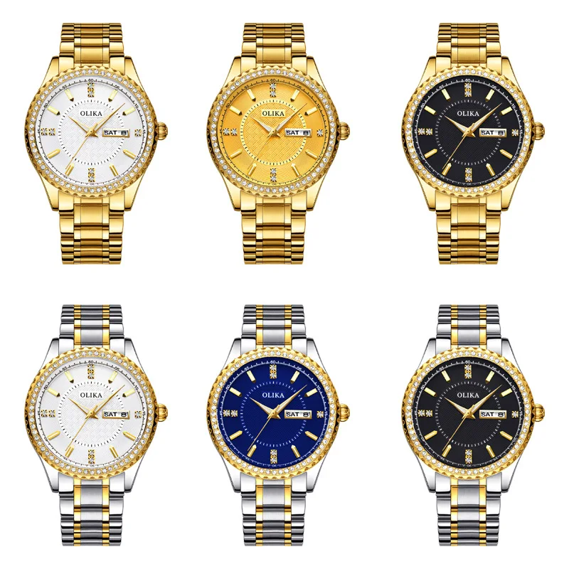 Часы OLIKA мужские модные деловые кварцевые водонепроницаемые | Наручные часы