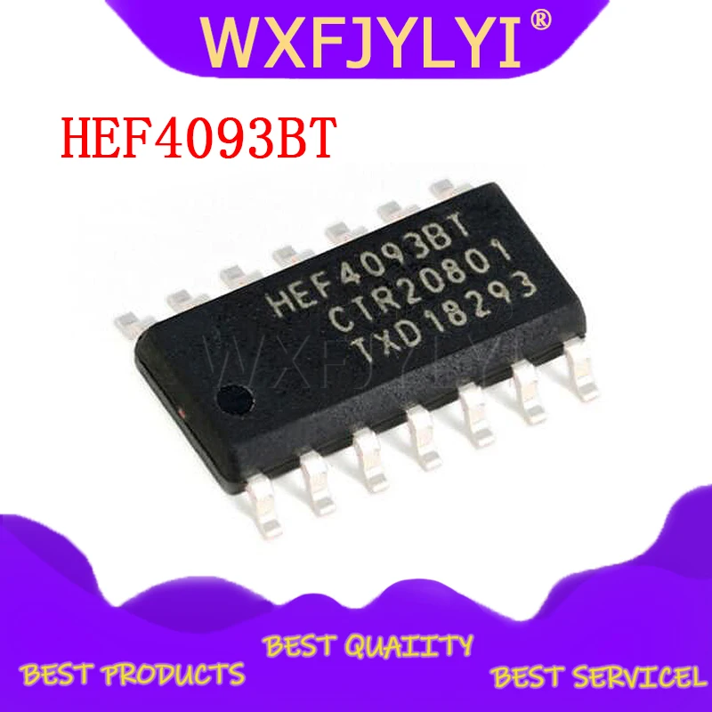 10 шт. HEF4093BT SOP-14 HEF4093 4093 SOP14 логическое устройство чип новый оригинальный