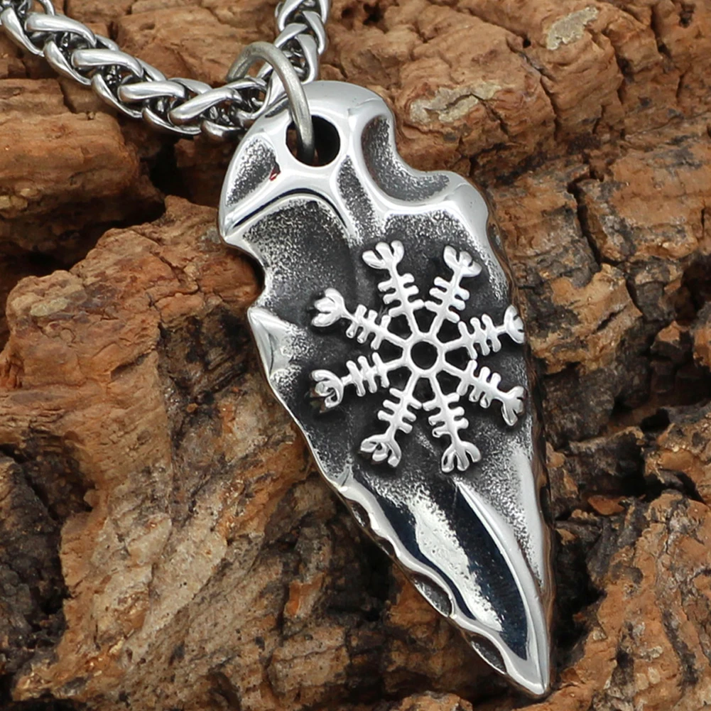 Норвежский викинг valknut Vegvisir odin меч Gungnir ожерелье с подвеской в форме Руны из