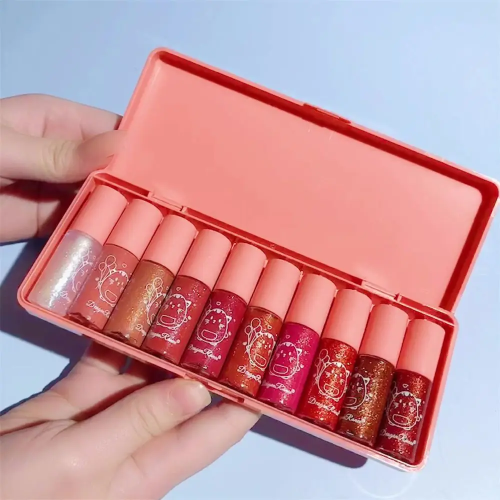 

Блеск для губ водостойкий жидкий бархатный матовый, 10 цветов