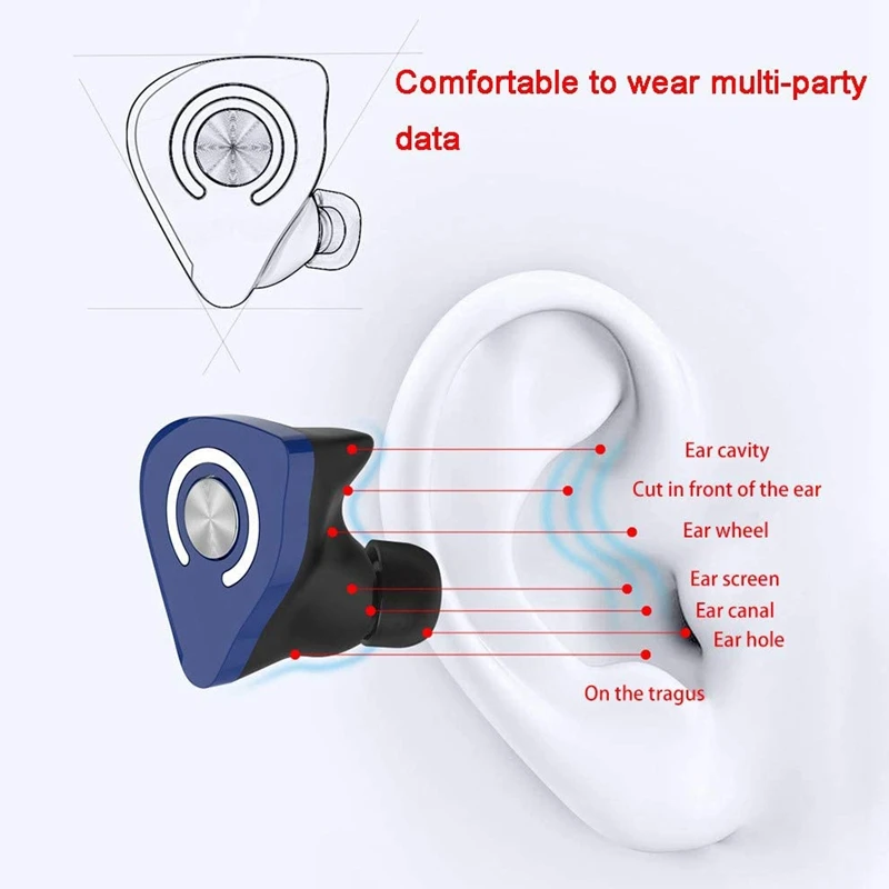 TWS Беспроводная I12 Bluetooth гарнитура 5 0 спортивная водонепроницаемая M9 Супер долгое