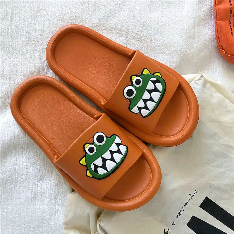 Нескользящие шлепанцы для дома забавные сандалии Кроксы без застежки легкие