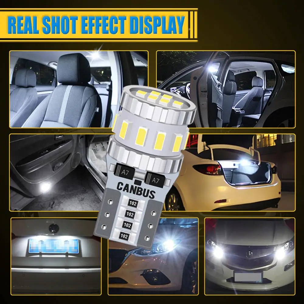 2 шт. Canbus T10 W5W лампочка для салона автомобиля Peugeot 3008 208 308 508 408 2008 307 4008 | Автомобили и