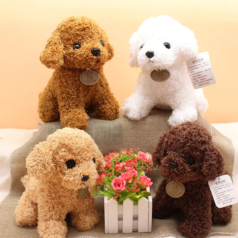 

Kawaii Puppy Stuffed Teddy Dog Plush Toy Cute Simulation Pets Fluffy Baby Dolls Birthday Gifts For Children Juguetes Peluche