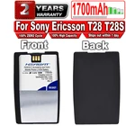 HSABAT 1700mAh BSL10 BSL-10 Аккумулятор для Sony Ericsson T28 T28S T28SC T29 T39 T520 T320 R520 R320 BUS-11