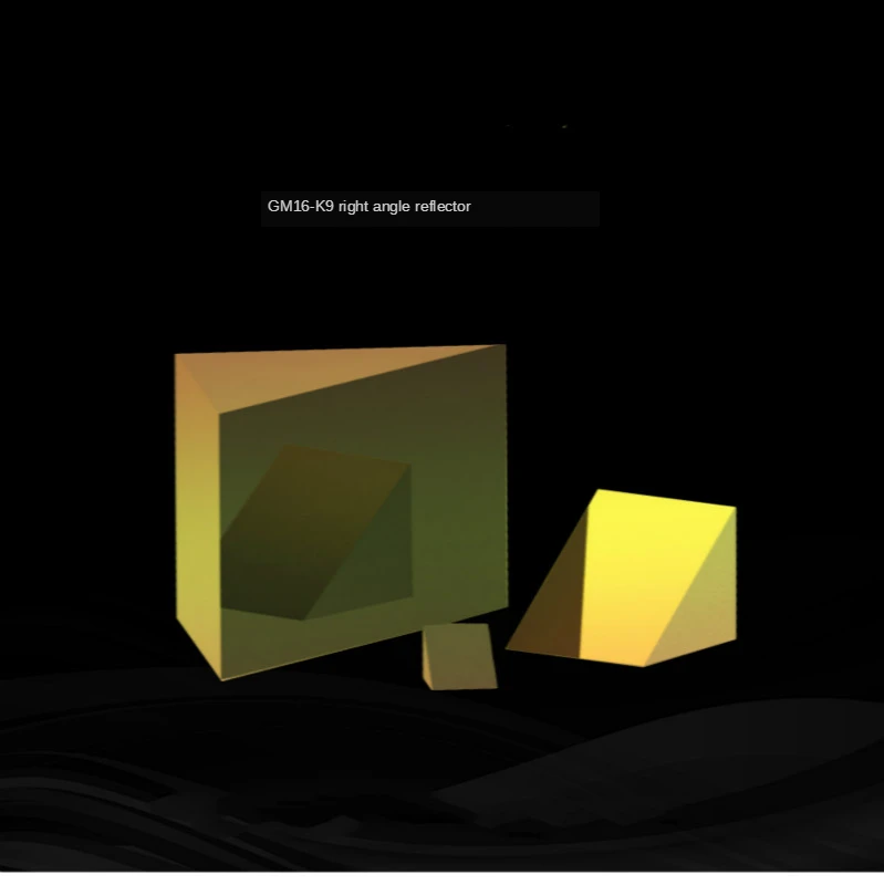 Прямоугольное зеркало K9 обычная алюминиевая пленка + размер защиты 5*5*5-50*50*50