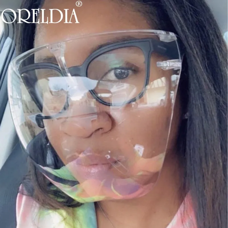 

Fashion Faceshield Protective Glasses Women Men Goggles Safety Blocc Glasses Anti-Spray Mask Protective Goggle Glass Sunglasses
