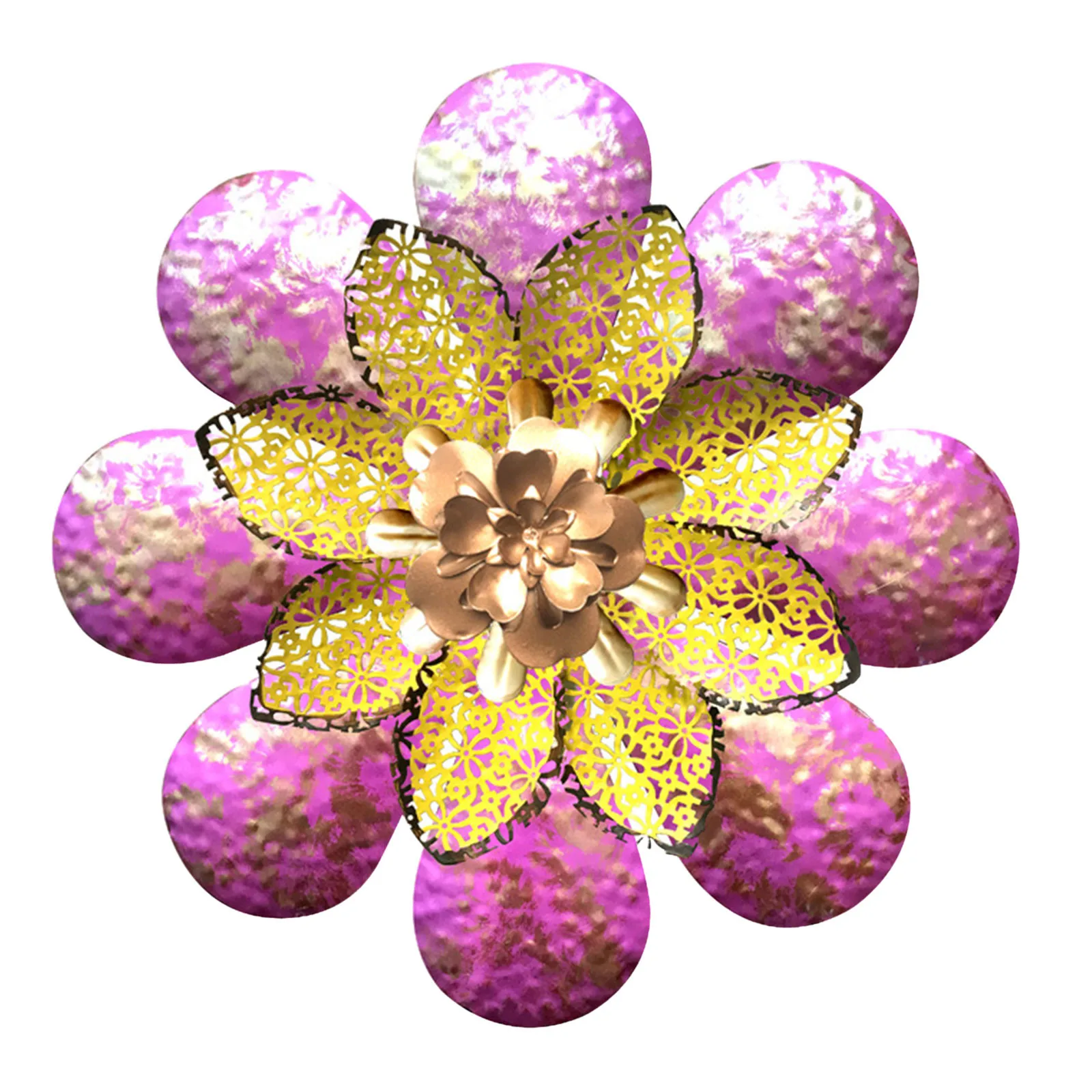 45 @ 2021 новый искусственный цветок Металлический Настенный декор металлический