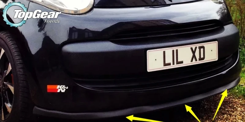 Дефлектор губ на бампер для Citroen DS5 DS 5 LS передняя юбка спойлера ДЛЯ TopGear тюнинга