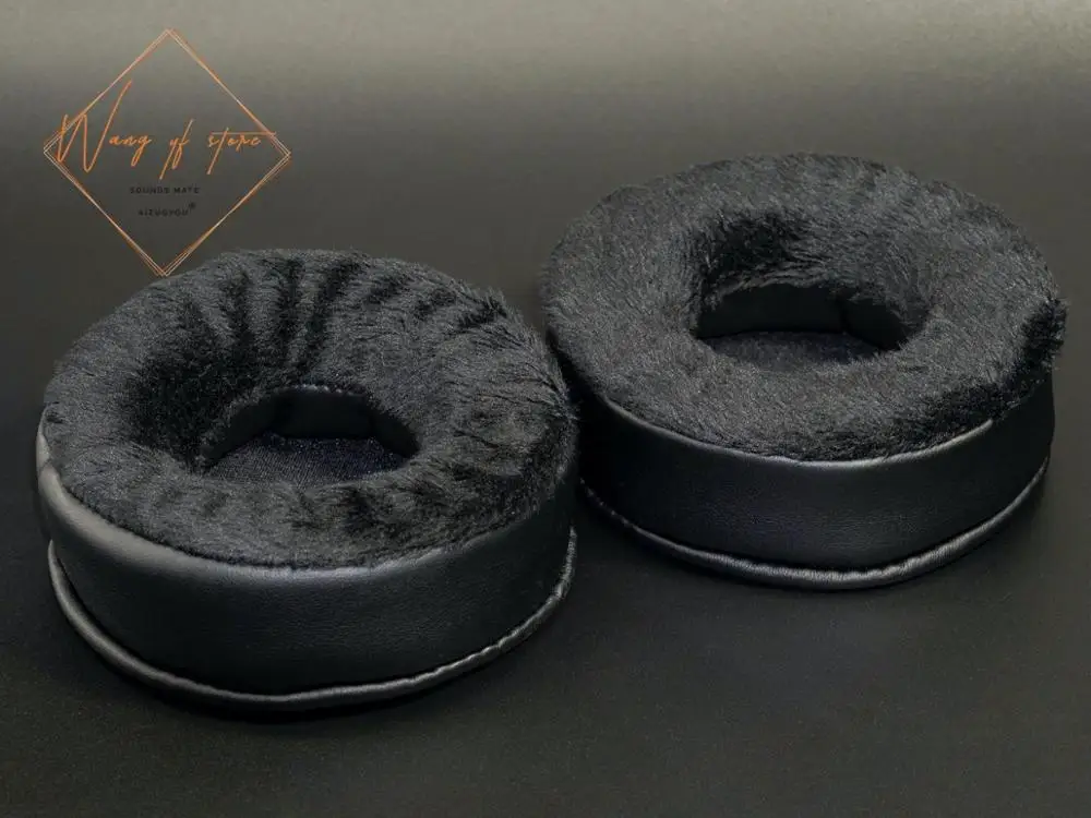 Сверхтолстые мягкие объемные амбушюры из пенопласта для наушников кожа велюр