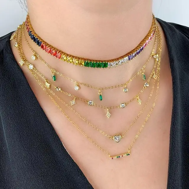 Квадратный Фианит Теннисный браслет для женщин и мужчин роскошные ювелирные