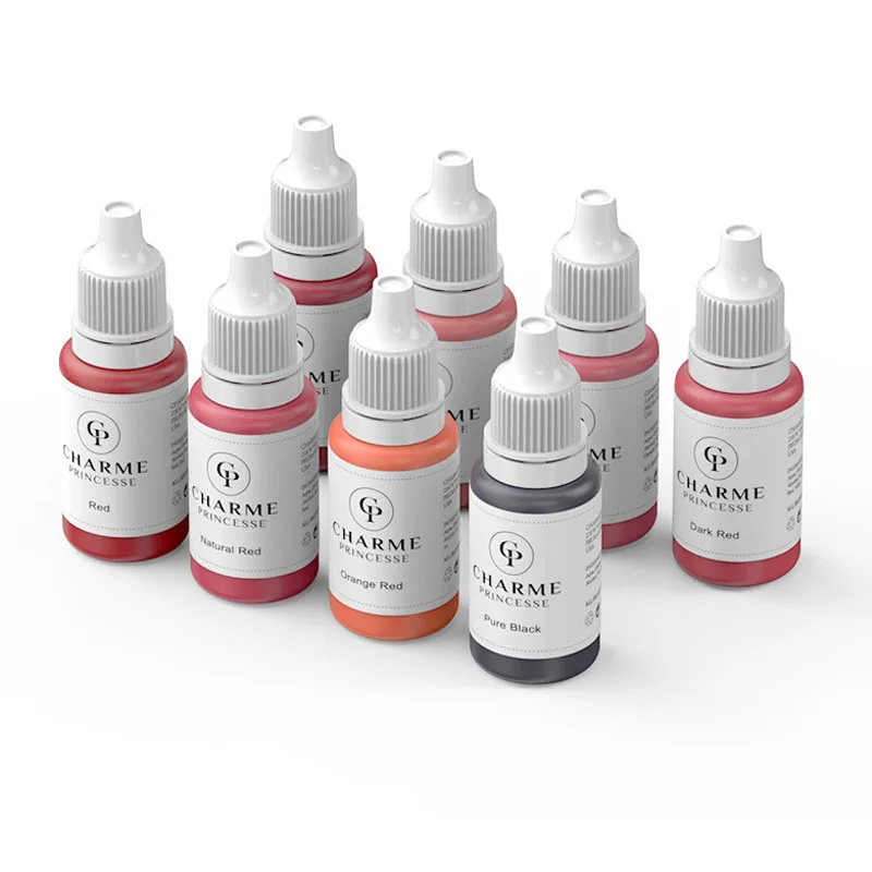 

micro pigment 30 color 15ml /bottle Semi-permanent pigment pattern eyeliner bleaching lip mist eyebrow pigment tattoo pigment