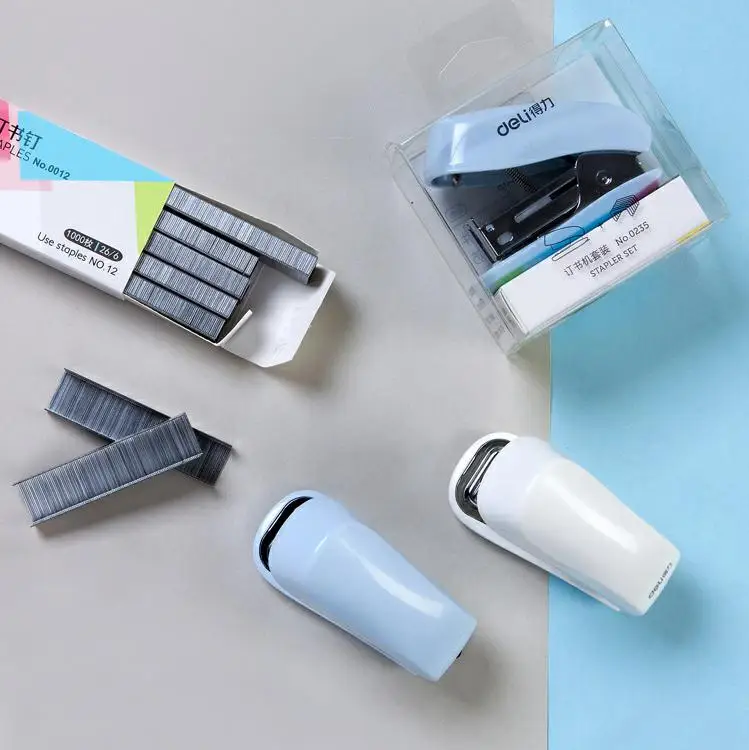 Портативный мини степлер канцелярские принадлежности офисные и школьные