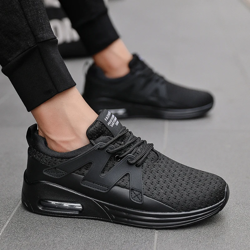 Зимняя дышащая мужская обувь kitleer Повседневная Мужская с воздушной подушкой