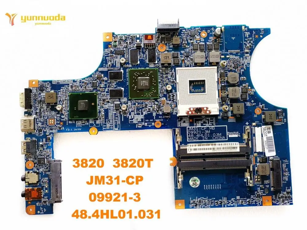 Оригинальный Для ACER 3820 Материнская плата ноутбука 3820T JM31 CP 09921 3 м 48.4HL01.031