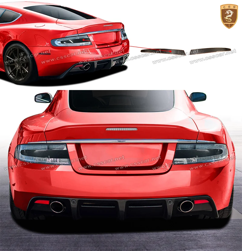 Задний фонарь из настоящего углеродного волокна вставки отделка декоративная