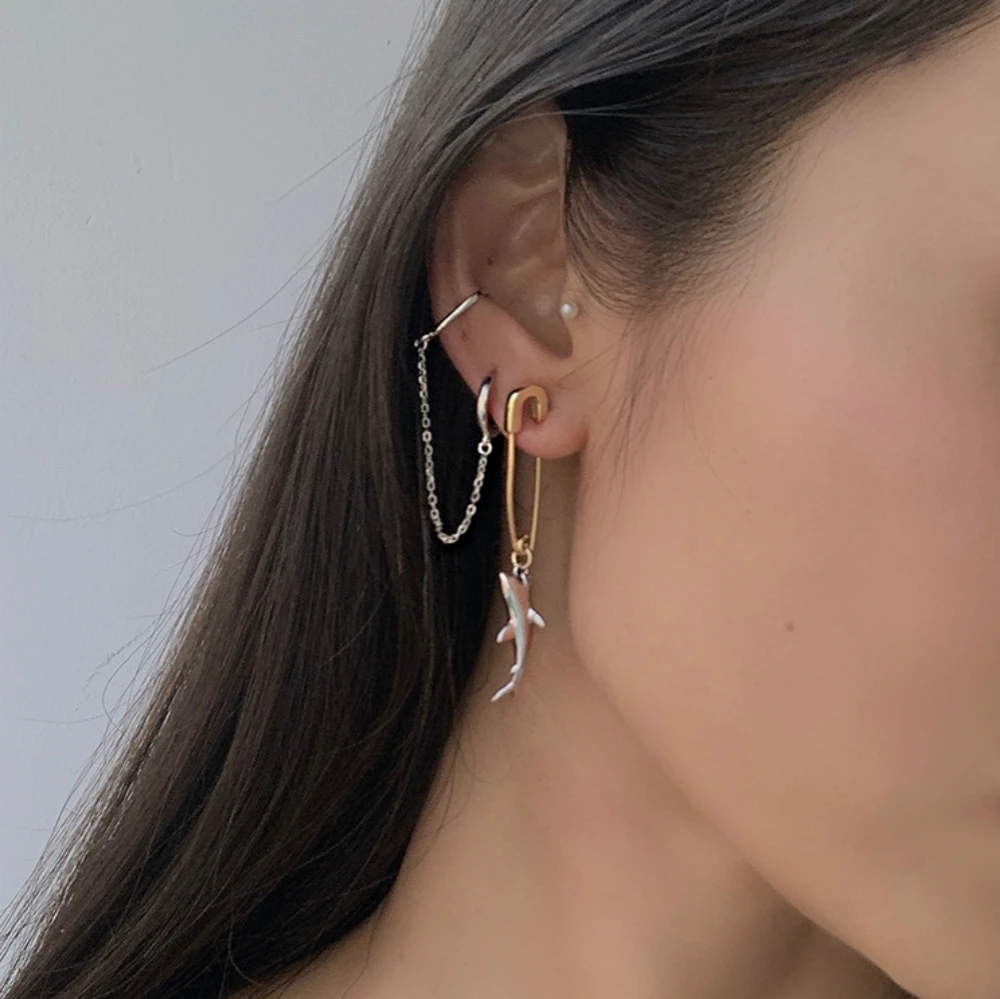 925 серебряные серьги позолоченные декоративные бумажные клипсы для женщин