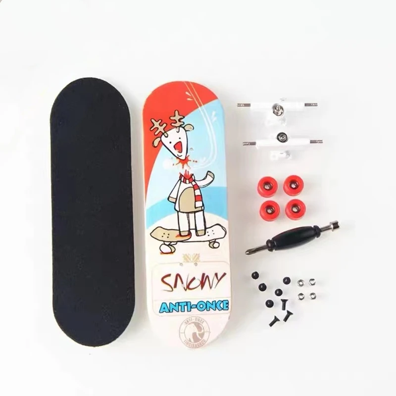 

Mini Finger Skating Board Table Game Toy Kids Skateboard Children Finger Fingerboard Scooter Skate Christmas Gifts