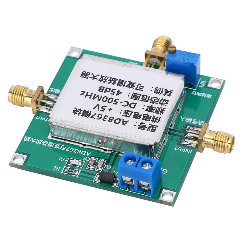 Signal Amplifier Module AD8367 DC-500Mhz 45DB Variable Gain For Ham Radio Amp | Электроника
