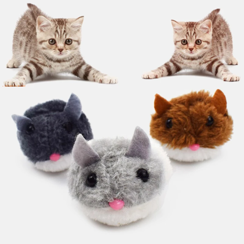 Интерактивные игрушки для кошек милые домашние животные котенок забавная крыса