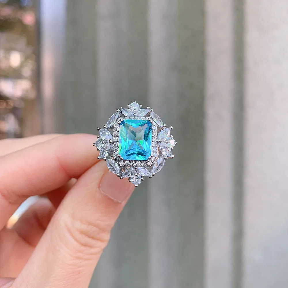 Набор свадебных ювелирных изделий из серебра 925 пробы для женщин винтажные