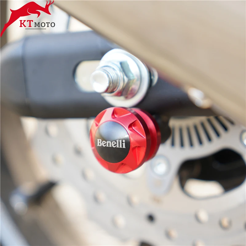 For BENELLI TRK 502 Leoncino 500 200 BJ250 BJ500 TNT 125 300 600 502c Swingarm Spool Slider Stand Screws Motorcycle Accessories |