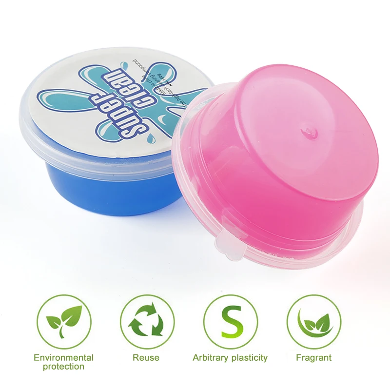 Мощный автоматический канавка волшебный клей чистящий порошок смесь гель слизь