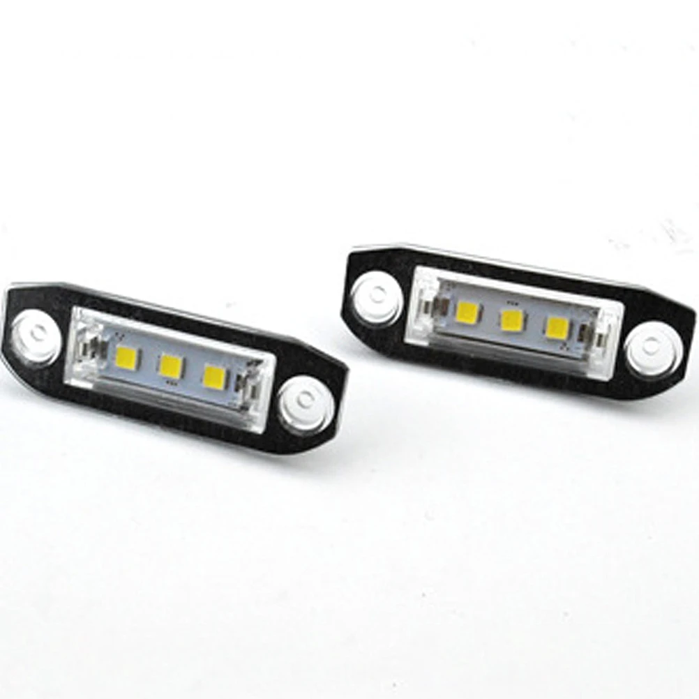 1 пара светодиодный ных ламп для номерного знака автомобиля|Световая
