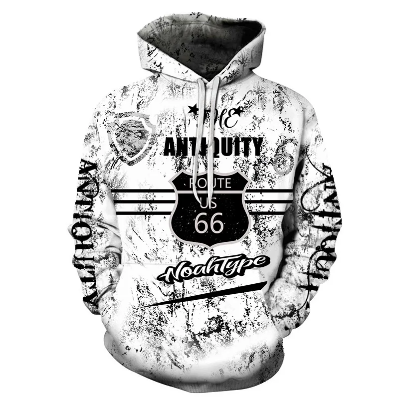 

2021 fall/winter new casual men's custom sweater 3D printed hoodie