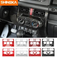 shineka interior accessories for suzuki jimny car automatic air conditioning control panel decorate cover for suzuki jimny 2019