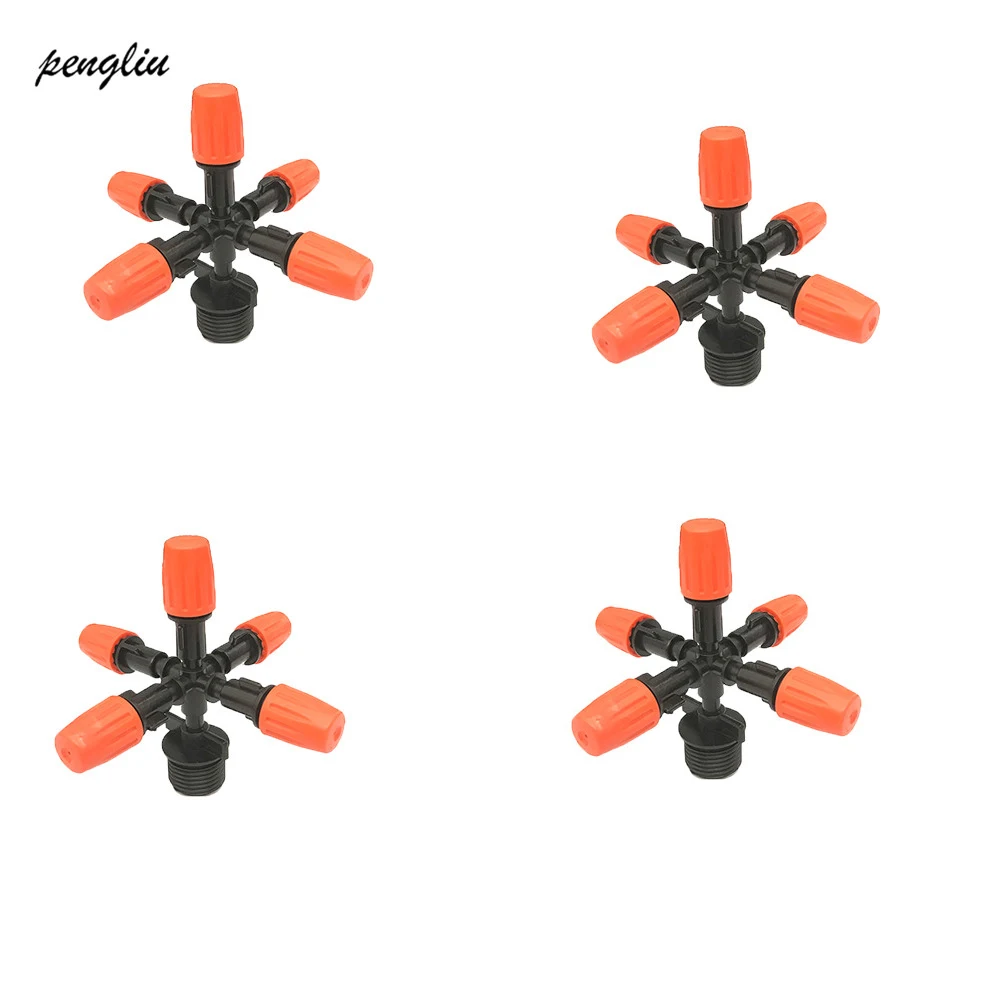 4 комплекта сопла для сада и газона 25 регулируемых сопл охлаждения туманом