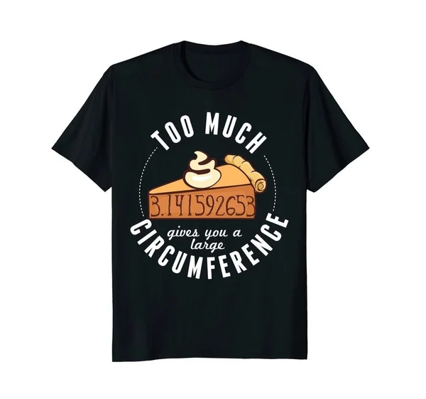 Pumpkin Pi Shirt 3.14 Pi Day Shirts Math Teacher Shirt Gift Men's Short Sleeve T-shirt