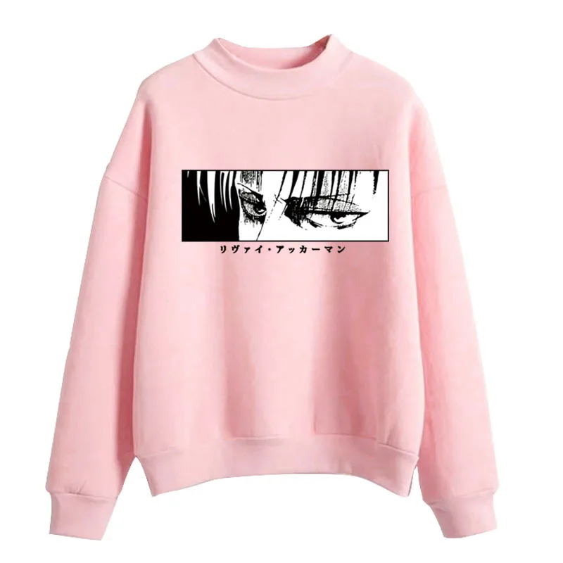 

man women Attack Captain Levi Ackerman Hooded Pattern Girl Winter Sweatshirts Pullovers Lover Harajuku Street Hooded Oversized