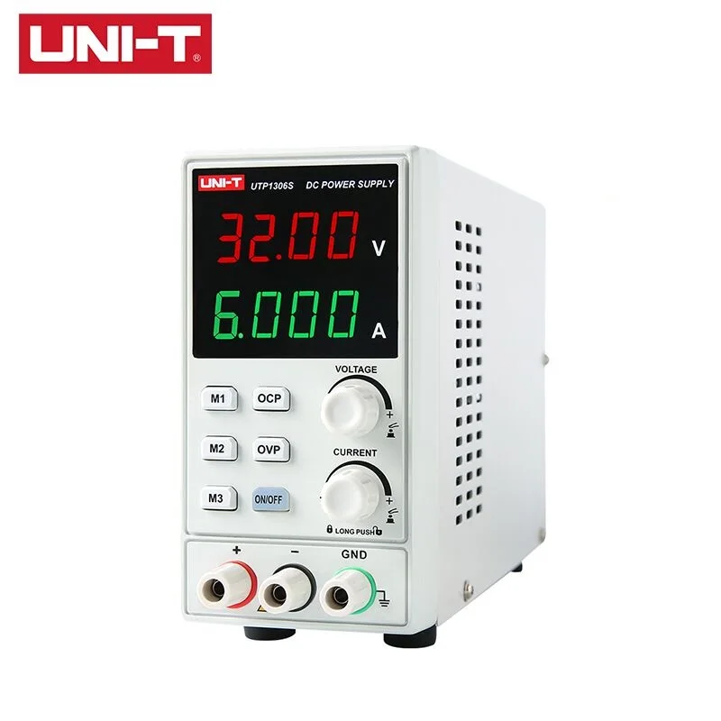 UNI T UTP1306S источник питания постоянного тока 4 битный дисплей светодиодный 0 32 в 6 а