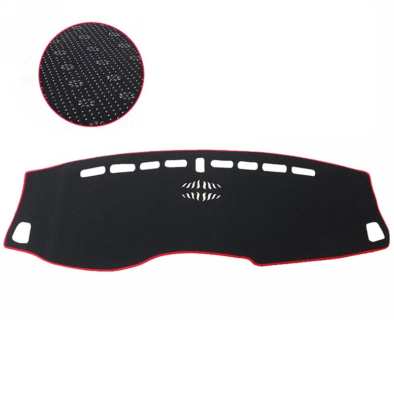 silica gel red edge Lsrtw2017 приборной панели автомобиля козырек от солнца коврик для Kia Kx5 Sportage Форте Rio интерьер Молдинги аксессуары - Название цвета: silica gel red edge