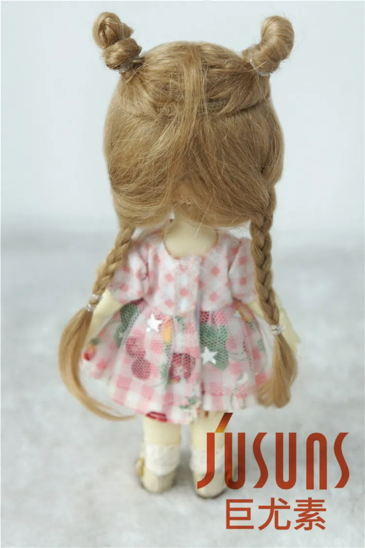 JD545 1/8 1/6 1/4 Новинка парики для кукол из мохера BJD милые плетеные волосы размеров 5 6