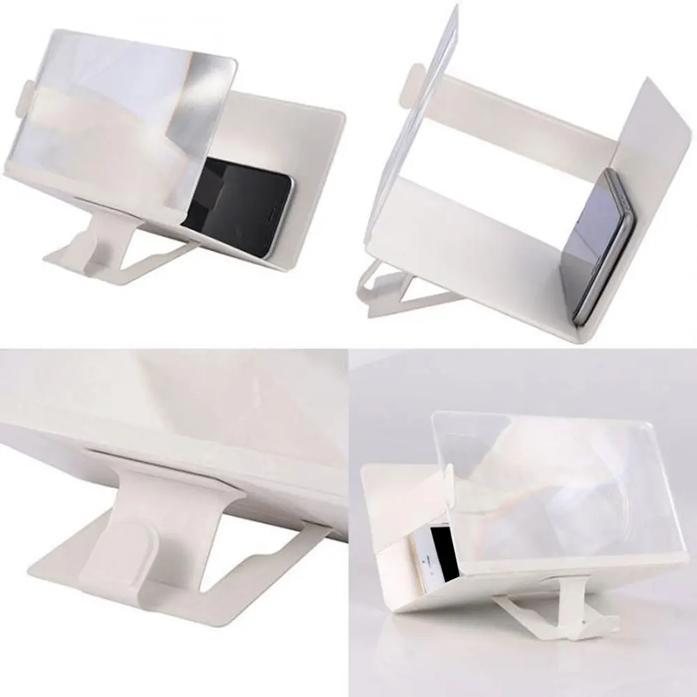 

Desktop Phone Holder Stand Universal Mobile Phone Screen Magnifier 3D Enlarger Magnifying Video Amplifier Projector Bracket