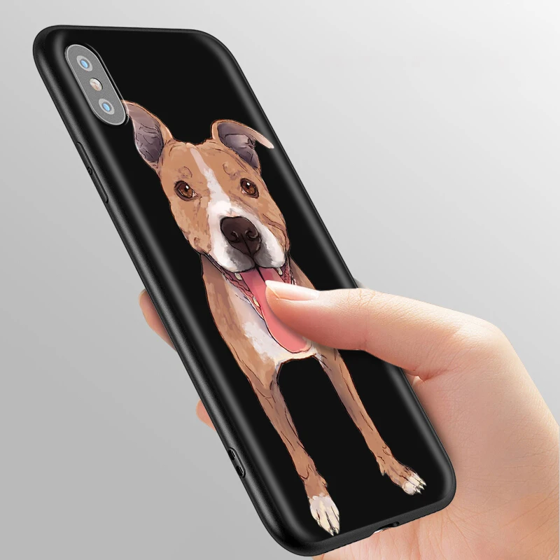 Мягкий силиконовый чехол YIMAOC Pit Bull Pitbull для iPhone 12 Mini 11 Pro XS Max XR X 8 7 6 6S Plus 5 5S SE |