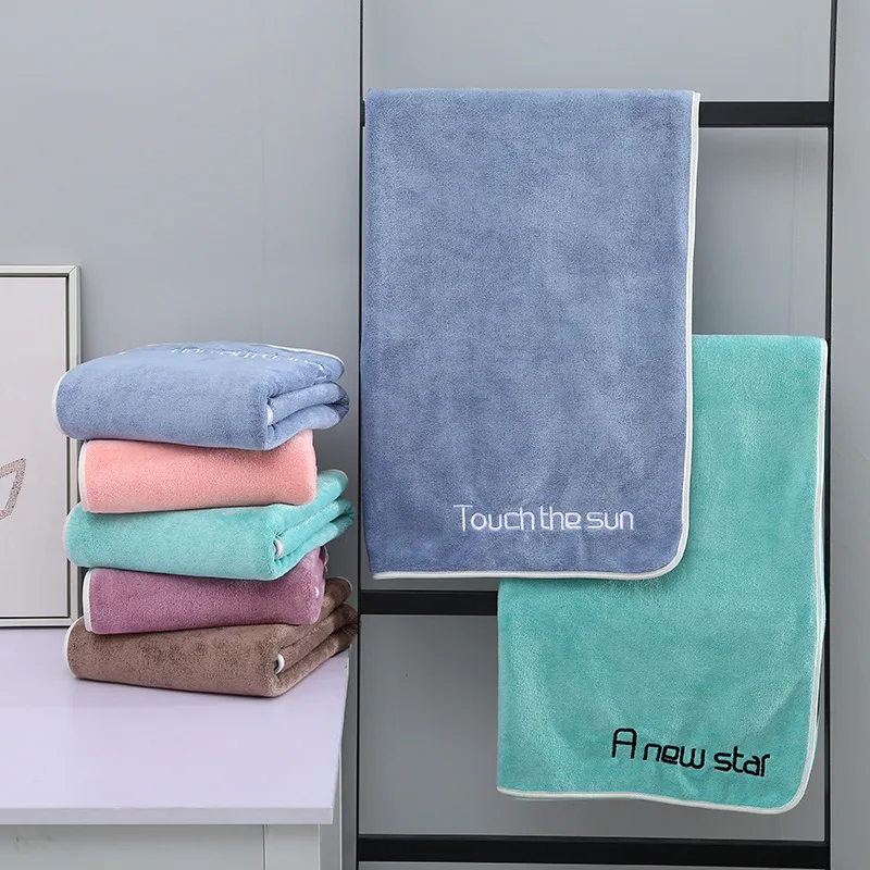 

Банное полотенце из микрофибры, комплект для плавания в дорожном стиле, мягкое впитывающее полотенце для отеля, для мужчин и женщин