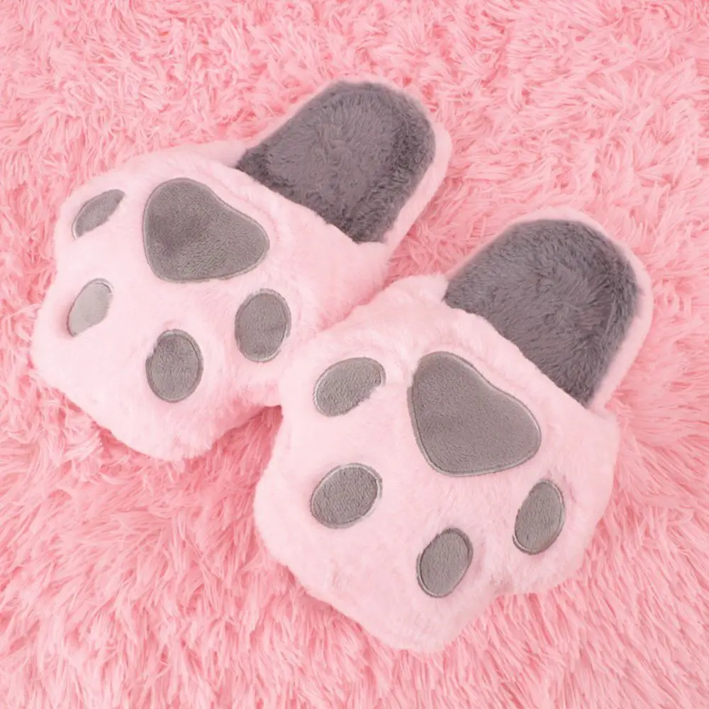2019 зимние домашние хлопковые тапочки в виде медвежьих лап индивидуальные