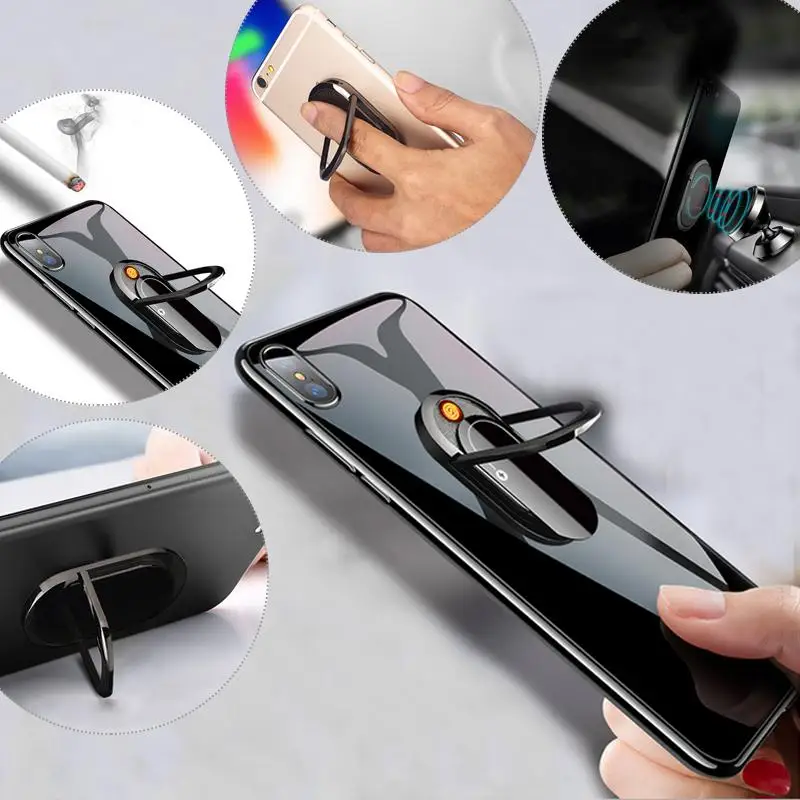 Usb прикуриватель стилизованный под мобильный телефон держатель зажигалки