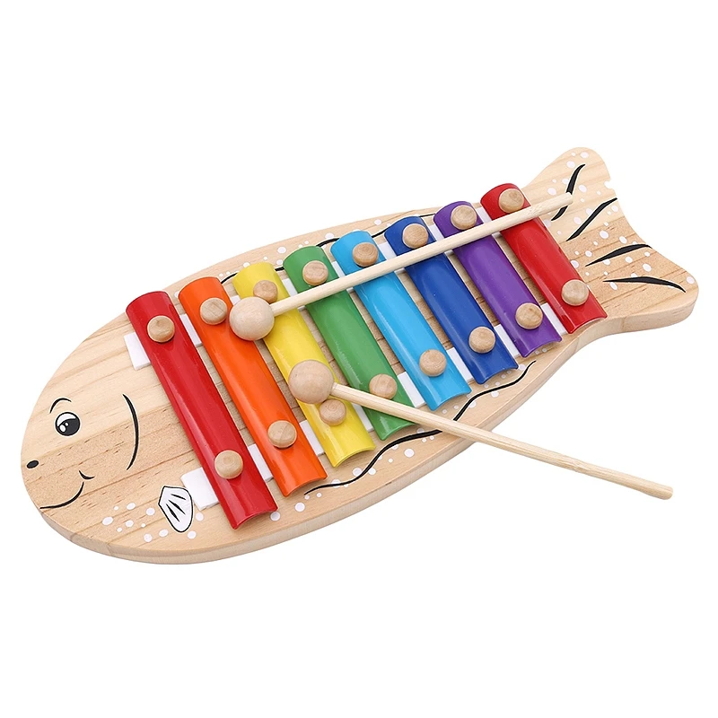 Beb&eacute; chico Musical juguete instrumento de m&uacute;sica de juguete de madera marco xil&oacute;fono los ni&ntilde;os chico s juguetes educativos del beb&eacute; juguetes regalos-2