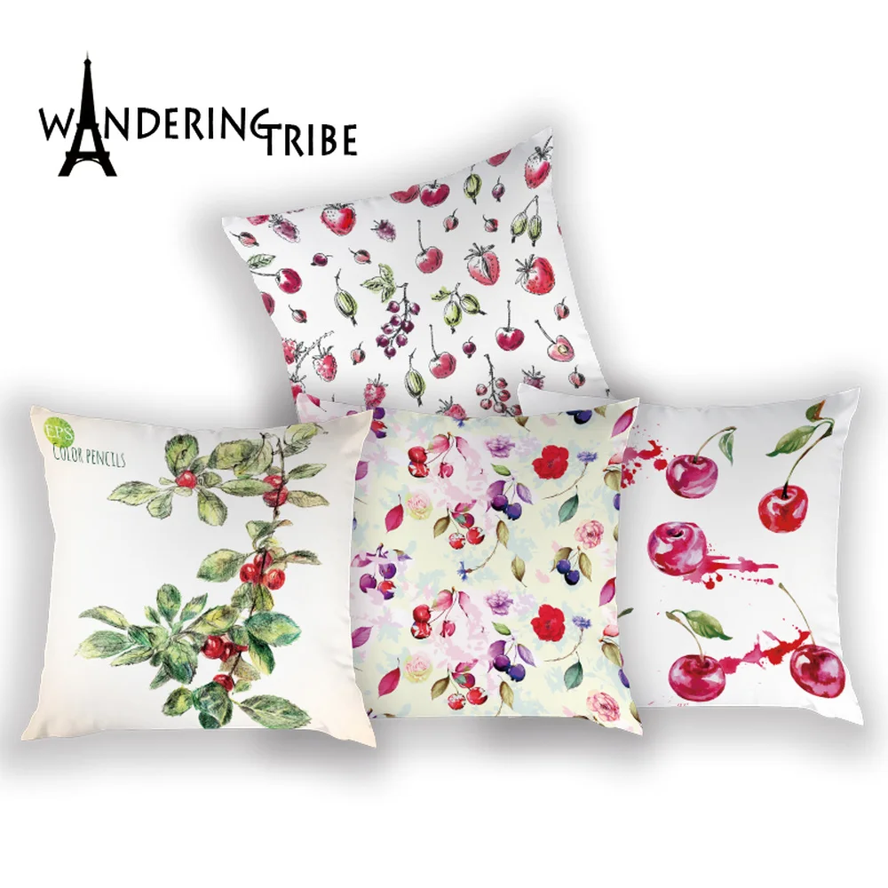 Женский разноцветный декоративный чехол для подушки наволочка из полиэстера