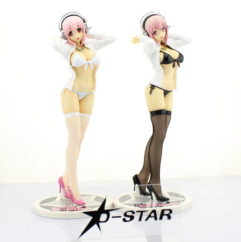 Бесплатная доставка сексуальные 10 &quotоригинальные Супер Sonico черные или белые
