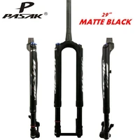 pasak suspension mtb bicycle carbon fork mountain bike air 27 5 29 thru axle15mm100110mm predictive steering oil and gas fork